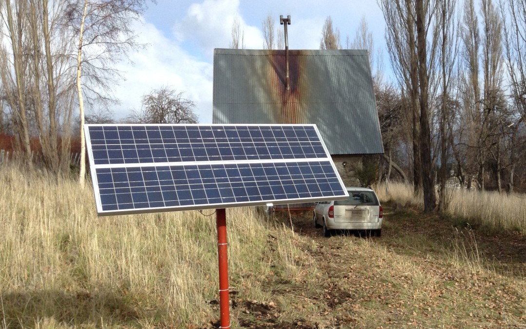 Sistema de respaldo solar-red en Mallín