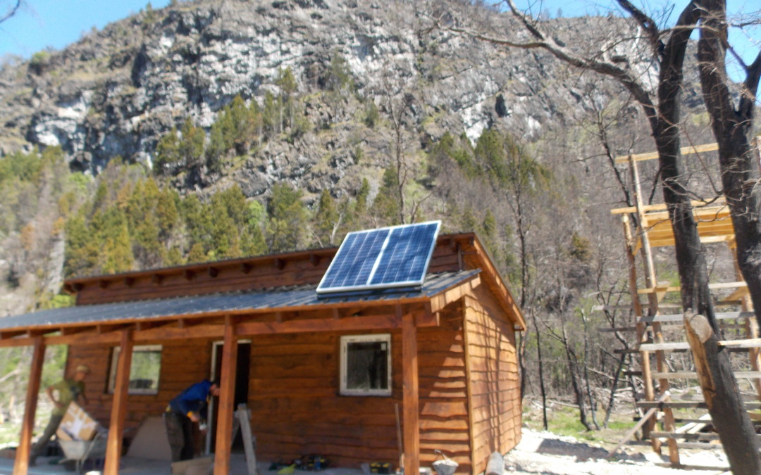 Paneles solares Lago Cholila I