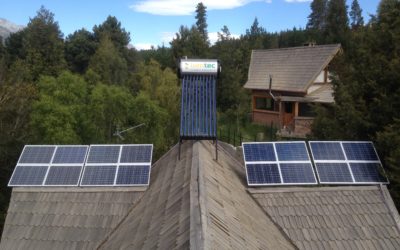 Paneles solares conectado a red eléctrica en Radal I