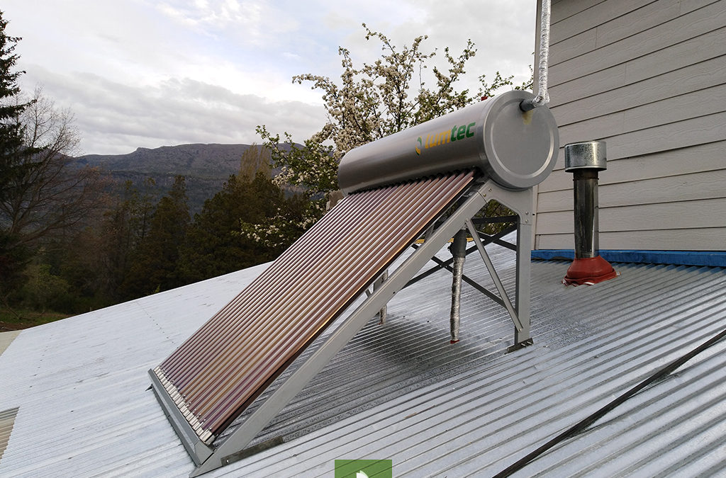 Instalación de termotanque solar de 200Lts
