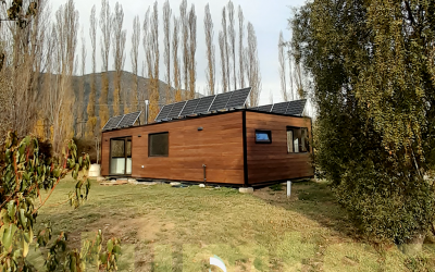 Instalación de sistema solar fotovoltaico en Lago Puelo