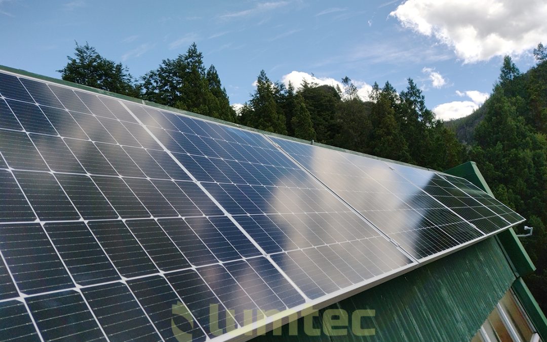 Sistema solar en Epuyen, Chubut