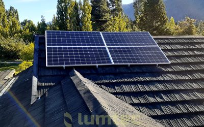 Sistema solar en Lago Puelo
